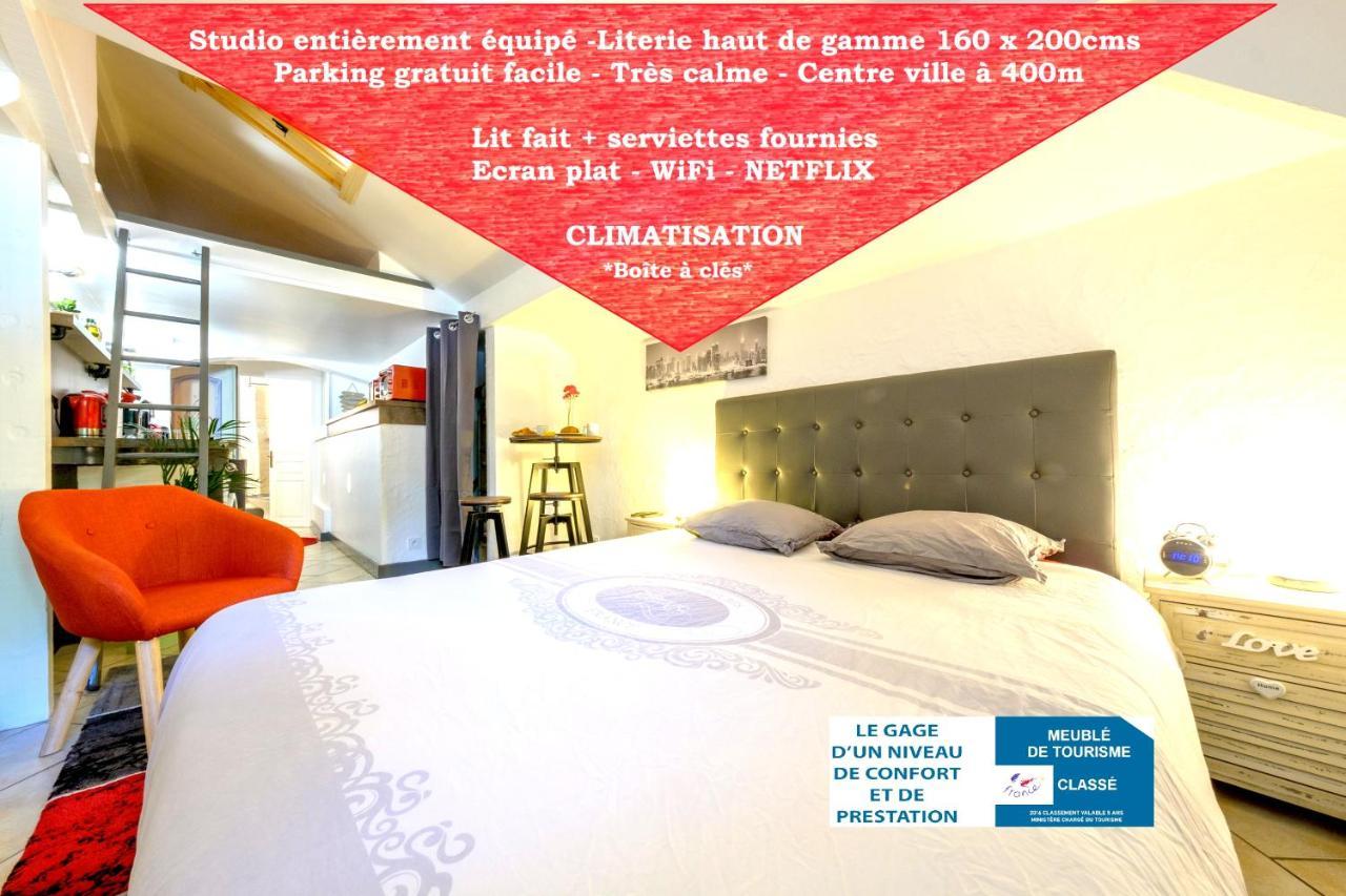 Studio Atypique Et Cosy, Classe "Gite De France" 5Min Centre, 15Min Gare, Lit Queen Size "Climatisation, Netflix Et Wifi, Parking, Lave Vaisselle, Boite A Cles Pour Arrivee Tardive - Gites La Tarine Albertville Kültér fotó